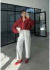 Kırmızı Kareli Bamber Ceket