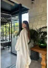 Kleopatra Pelerinli Premium Taş Keten Takım