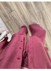Labu Tensel Oversize Basic Bordo Takım