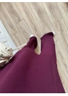 Liza Oysh Kumaş Basic Bordo Takım
