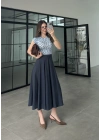 Midi Boy Lacivert Tensel Etek