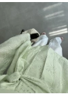 Nakış Baskılı Kuşaklı Adaçayı Kimono