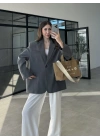 Perla Premium Tensel Antrasit Ceket