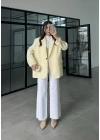Perla Premium Tensel Sarı Ceket