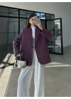 Perla Premium Tensel Vişne Ceket