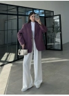 Perla Premium Tensel Vişne Ceket