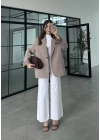 Perla Premium Tensel Vizon Ceket