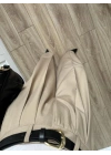 Pilili Palazzo Kemerli Camel Pantolon