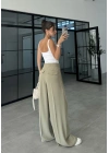 Pinterest Basic Palazzo Kumaş Mint Pantolon