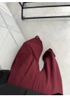 Poli Basic Palazzo Bordo Tensel Pantolon