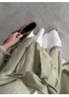 Püsküllü Kuşaklı Adaçayı Yeşili Kimono