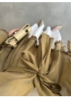Püsküllü Kuşaklı Olive Kimono