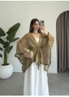 Püsküllü Kuşaklı Olive Kimono