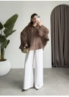 Rima Oversize Kahve Gömlek Bluz