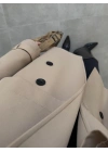 Rose Oversize Kuşaklı Camel Trençkot