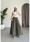 Rove Tensel Beli Lastikli Haki Etek Pantolon