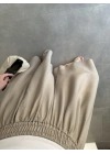 Rove Tensel Beli Lastikli Vizon Etek Pantolon