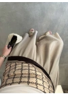 Rove Tensel Beli Lastikli Vizon Etek Pantolon