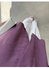 Sofi Tek Düğme Oversize Tensel Vişne Gömlek