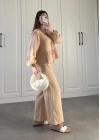 Viral Pinterest Karamel Müslin Takım