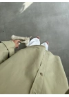 Yale Oversize Poplin Açık Haki Gömlek