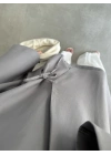Yandan Bağlamalı Gri Tensel Kimono