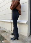 ZR MODEL SİYAH KESİK PAÇA JEAN