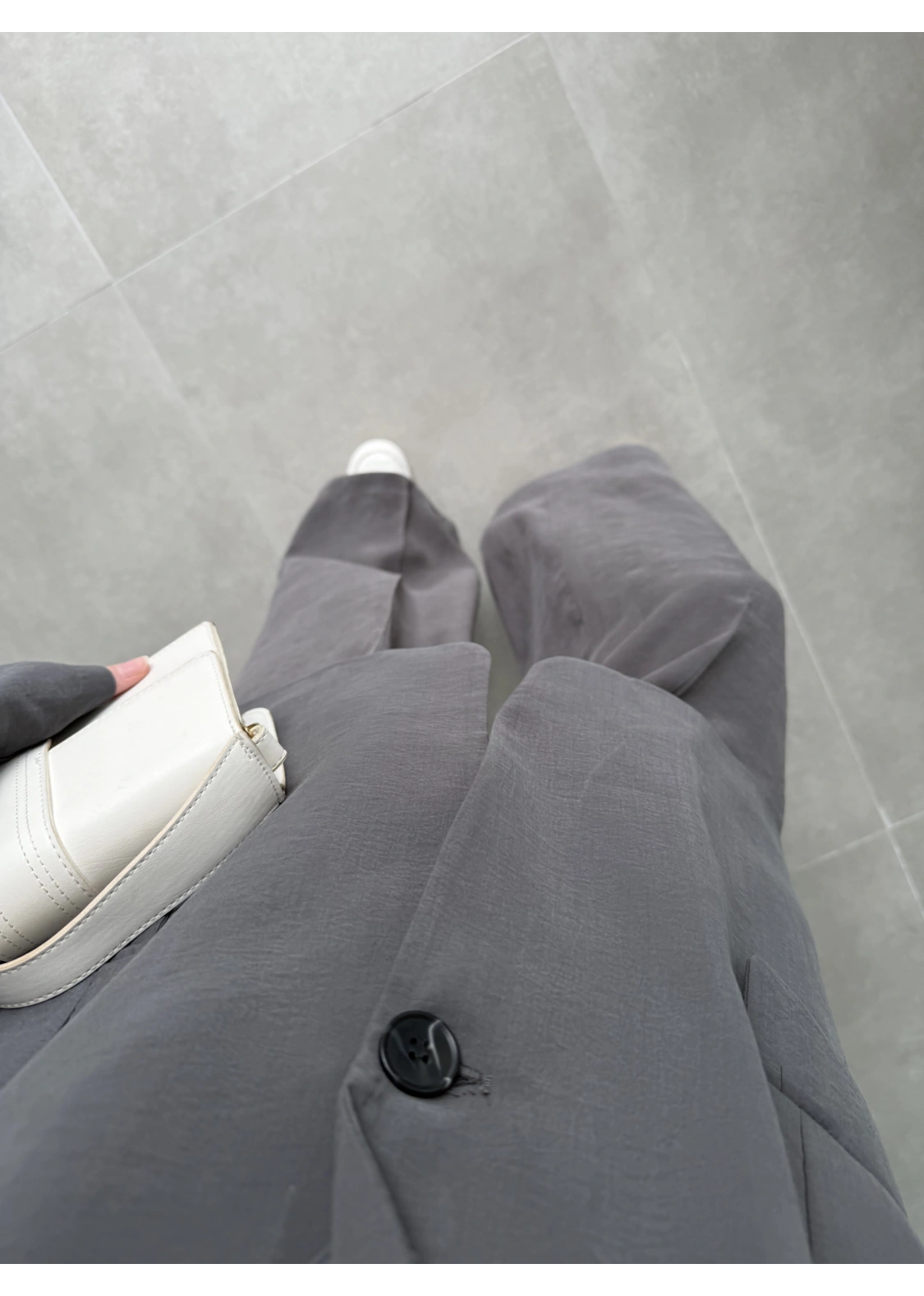 Perla Premium Astralı Antrasit Ceket Takım