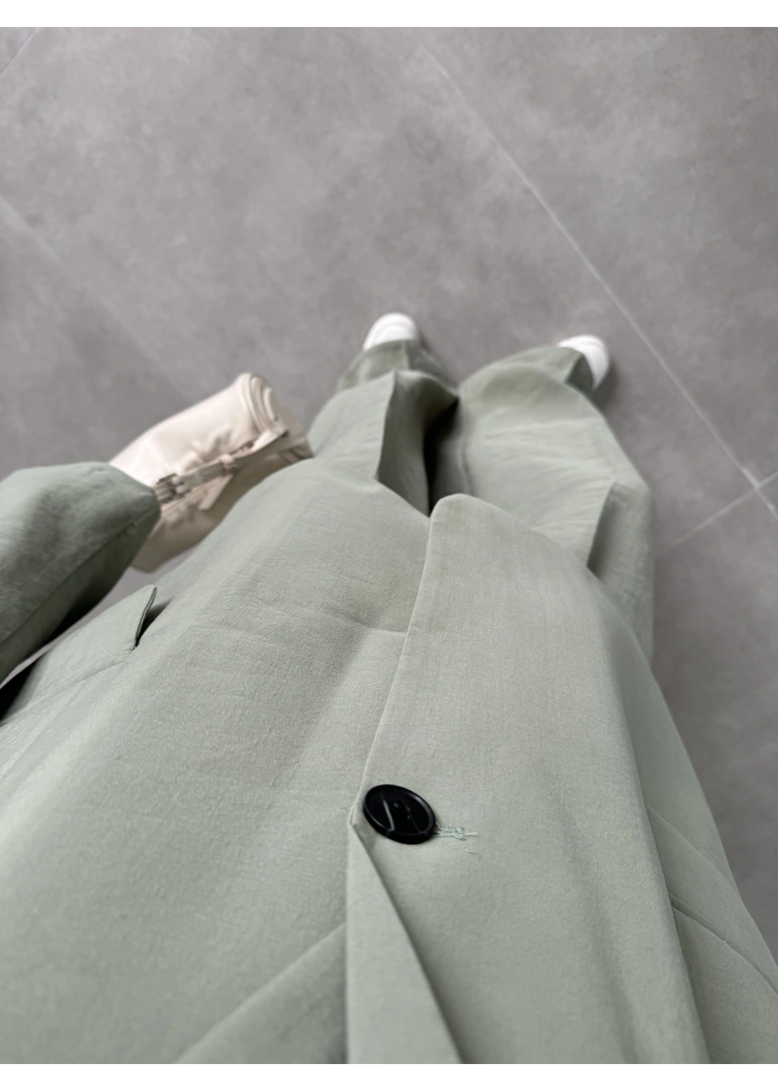 Perla Premium Astralı Çağla Yeşili Ceket Takım