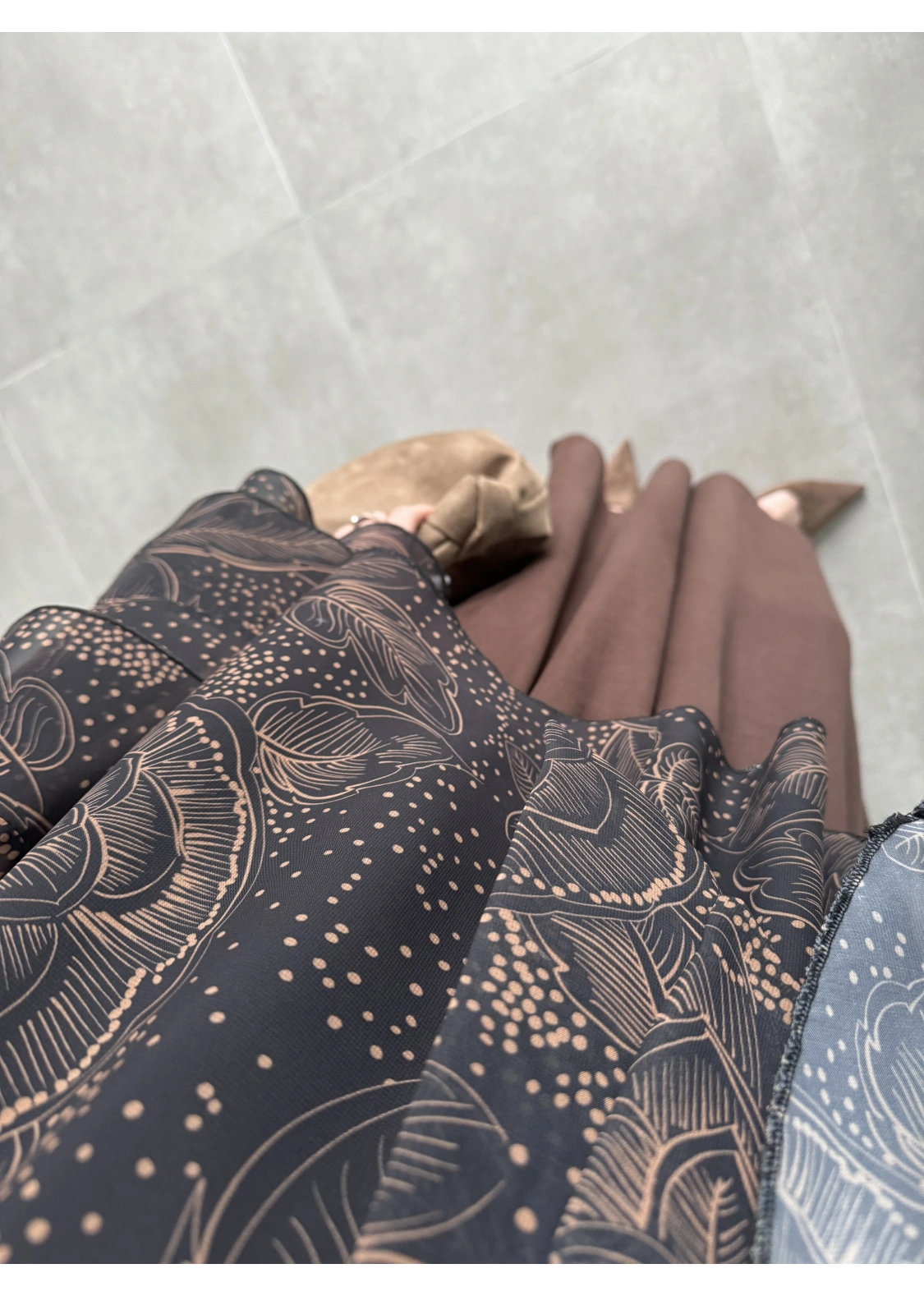 Ruffle Vintage Önü Bağlamalı Şifon Bluz