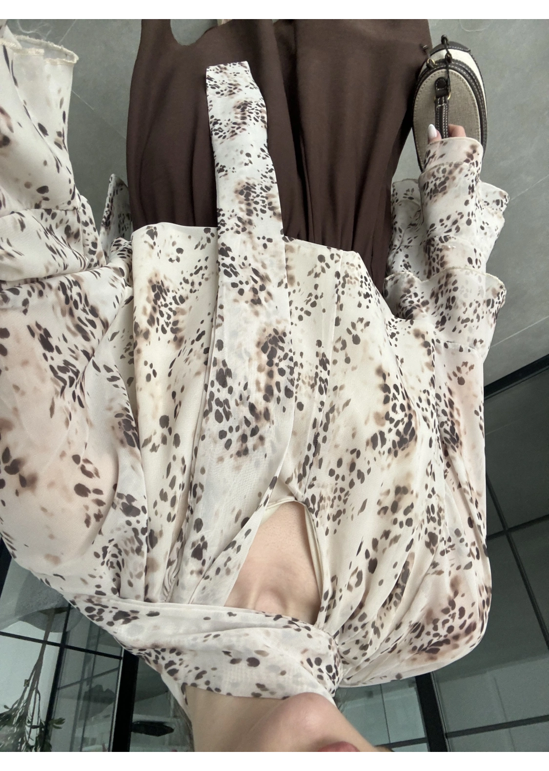 Serena Vintage Önü Bağlamalı Şifon Bluz