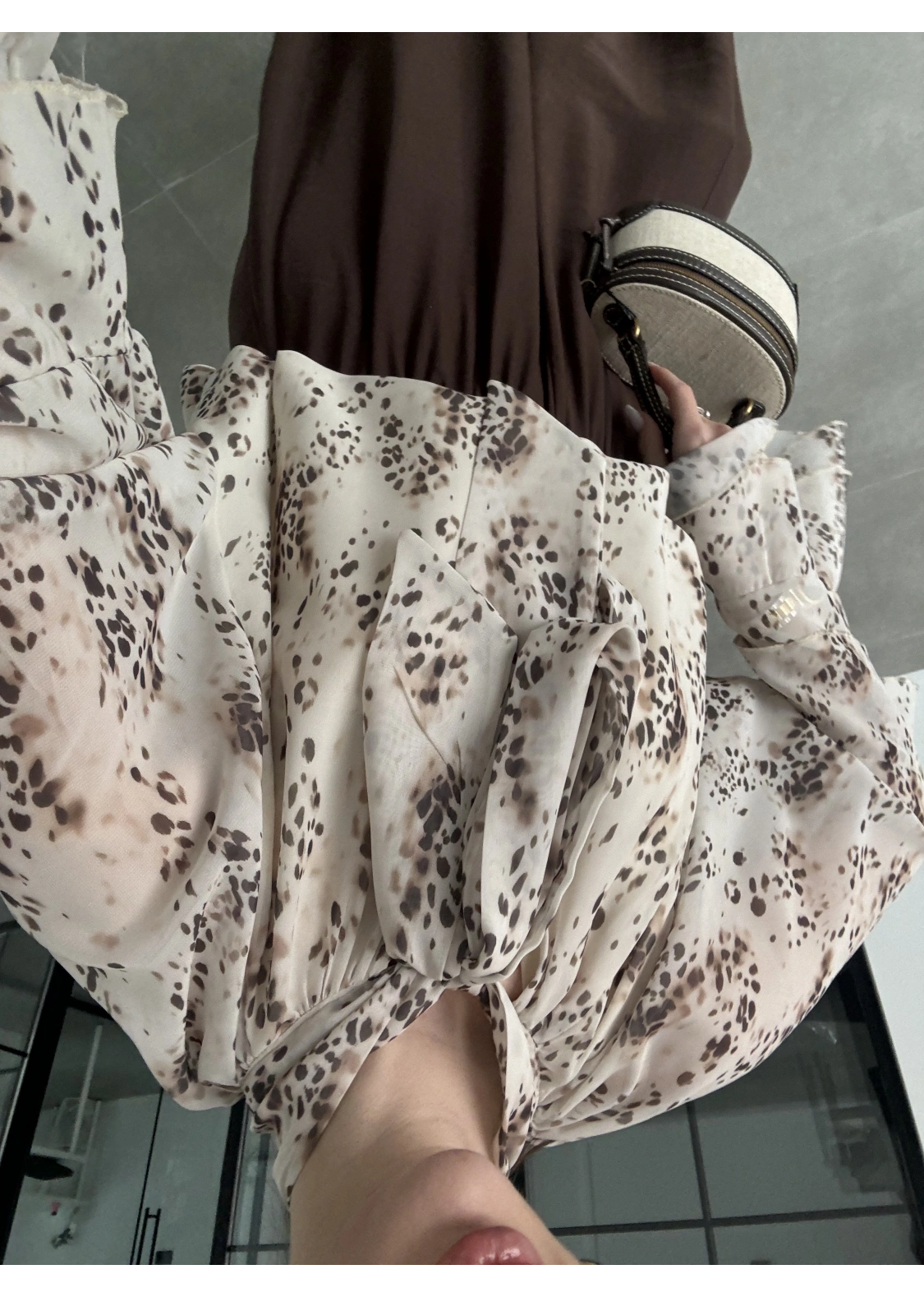 Serena Vintage Önü Bağlamalı Şifon Bluz