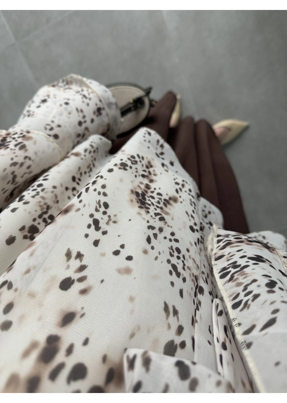 Serena Vintage Önü Bağlamalı Şifon Bluz