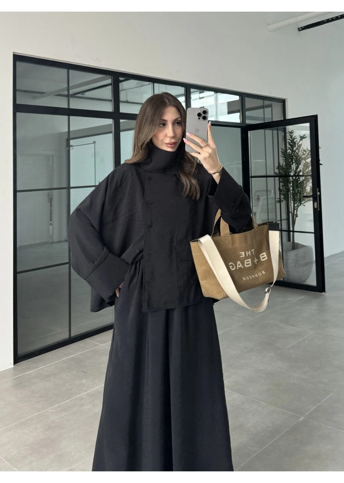 Tek Cepli Şal Yaka Siyah Tensel Takım