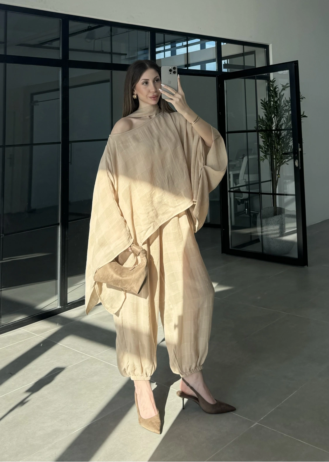 Pançolu İkili Taş Şalvar Takım