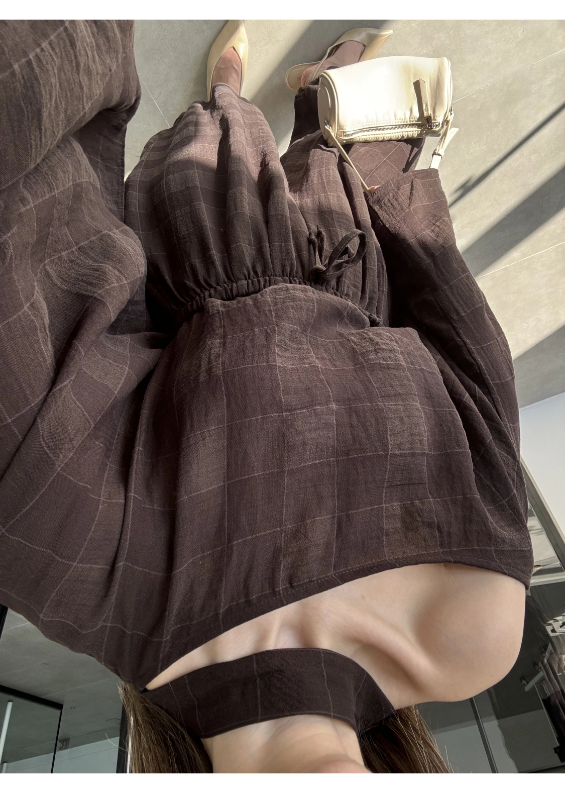 Pançolu İkili Kahve Şalvar Takım