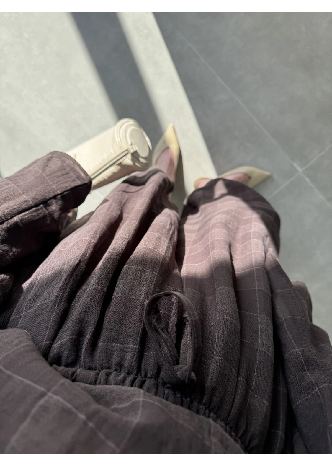 Pançolu İkili Kahve Şalvar Takım