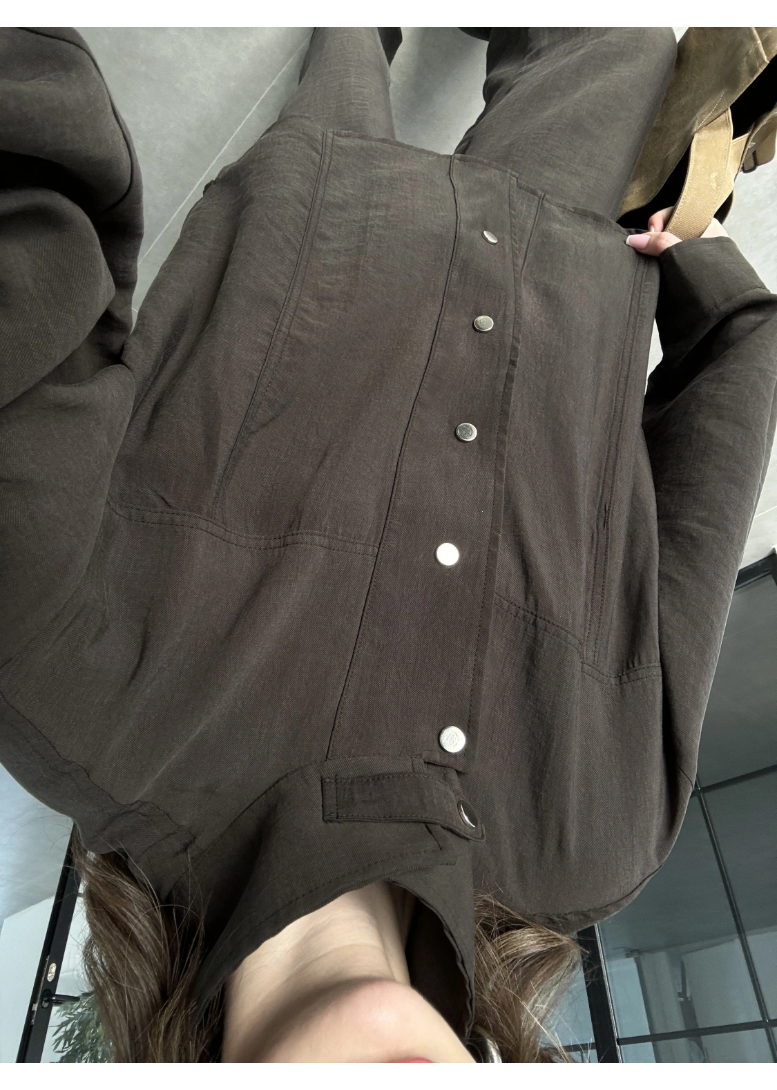 Boyundan Parçalı Kahve Bomber Takım