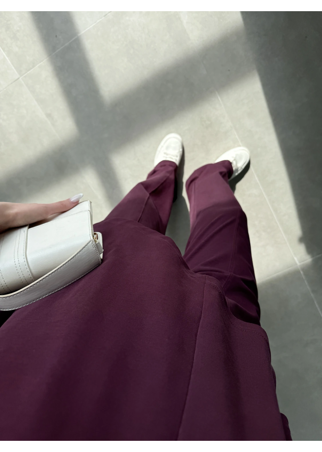 Çapraz Kesim Bordo Basic Takım