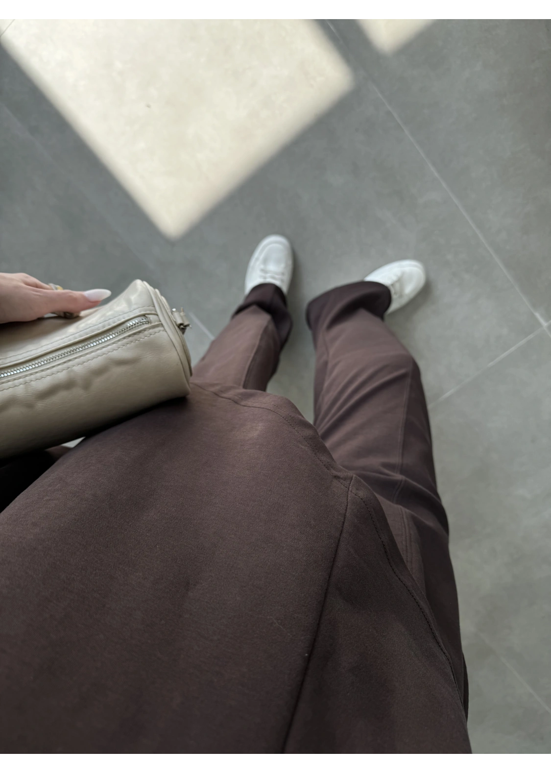 Çapraz Kesim Kahve Basic Takım