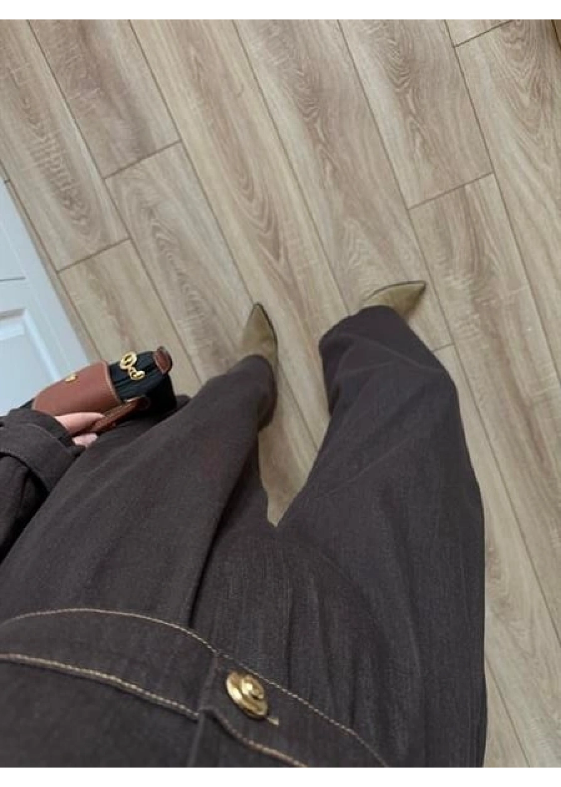 Anna Tasarım Premium İkili Kahve Kot Takım