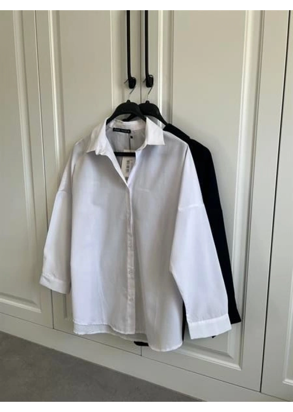 Beyaz Basic Poplin Gömlek