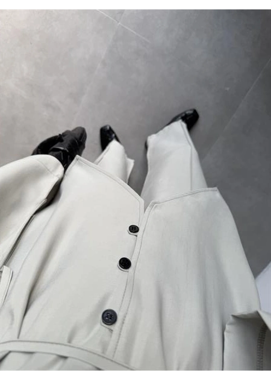 Deran Modal Kumaş Mint Kuşaklı Takım