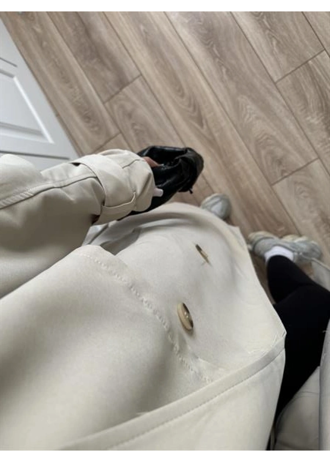 Ekstra Oversize Premium Taş Trençkot