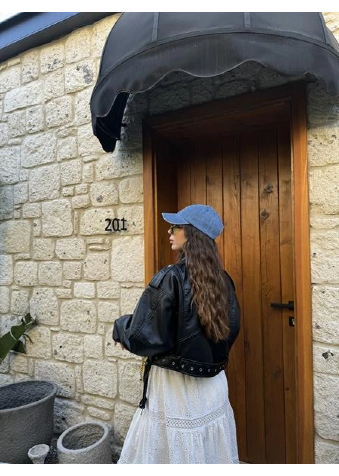 Fisto Beyaz Premium Astarlı Etek