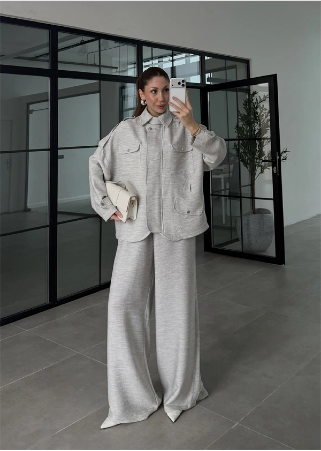 Gri Premium Ceket Pantolon Takım