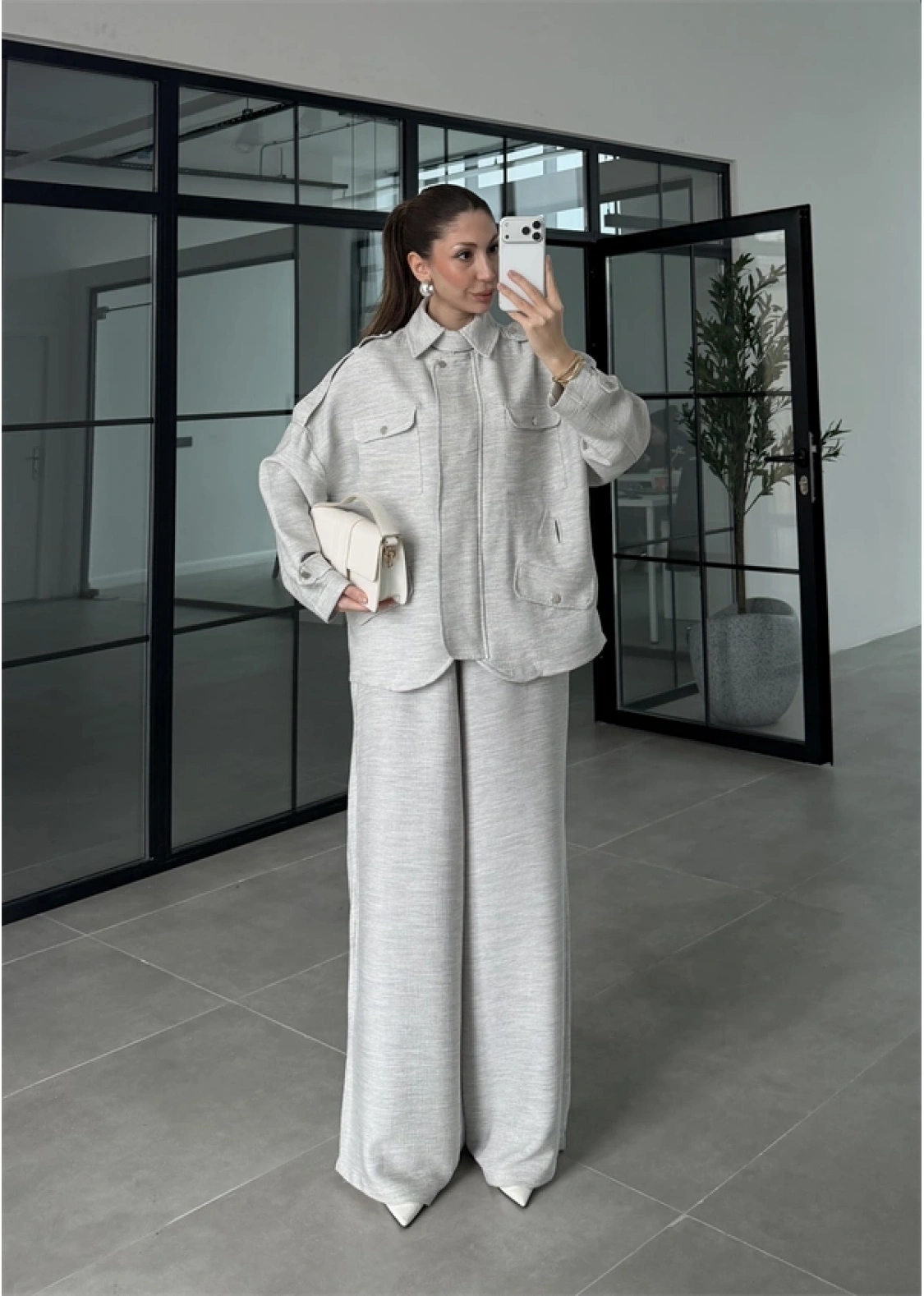 Gri Premium Ceket Pantolon Takım