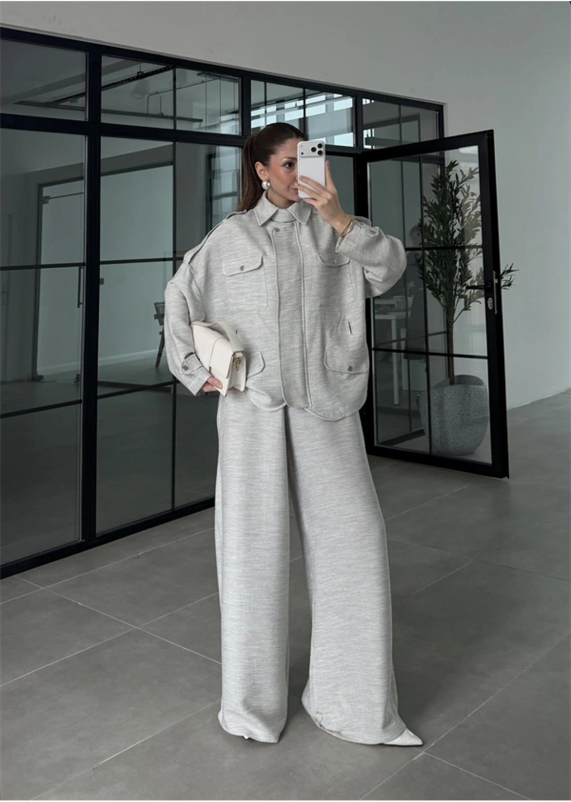 Gri Premium Ceket Pantolon Takım