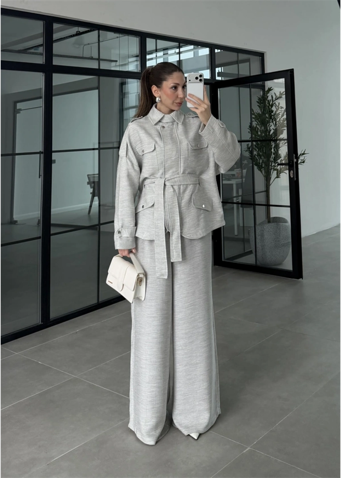 Gri Premium Ceket Pantolon Takım