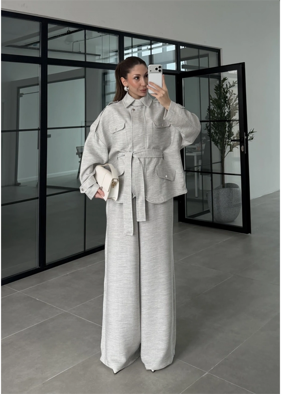 Gri Premium Ceket Pantolon Takım